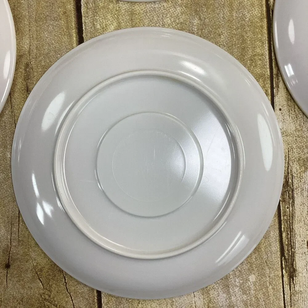 Vintage Fruit Harvest Melamine Plate Saucer Lot Of 7 1960s 5.75